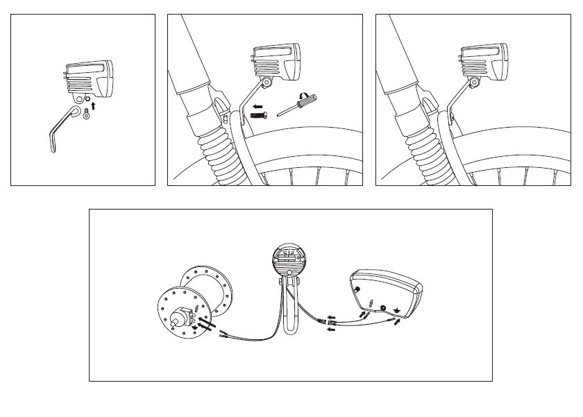 429391 LYNX Phare avant Dynamo Sensor 30 Lux