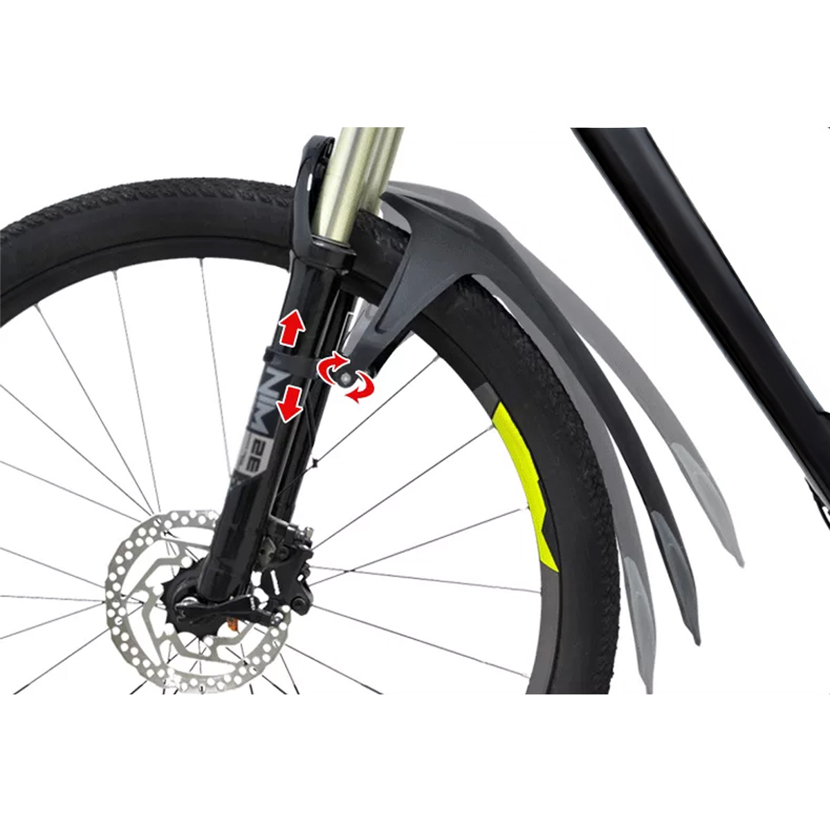 440015 LYNX Mudguard set MTB 24 - 29 Inch
