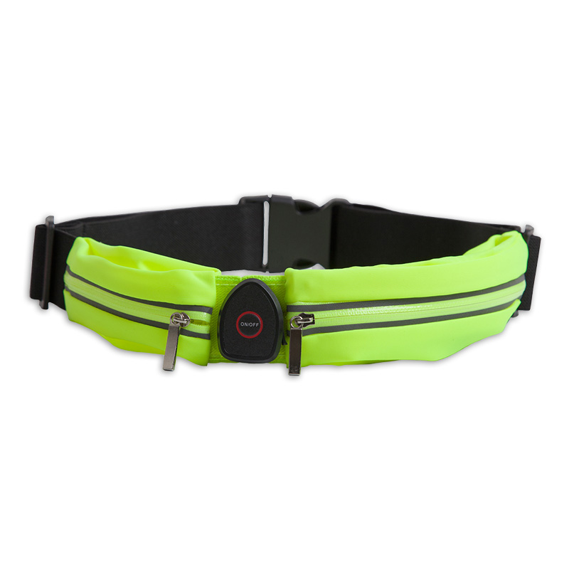 429020 LYNX Sac de taille / ceinture de course à LED réfléchissantes (double) USB