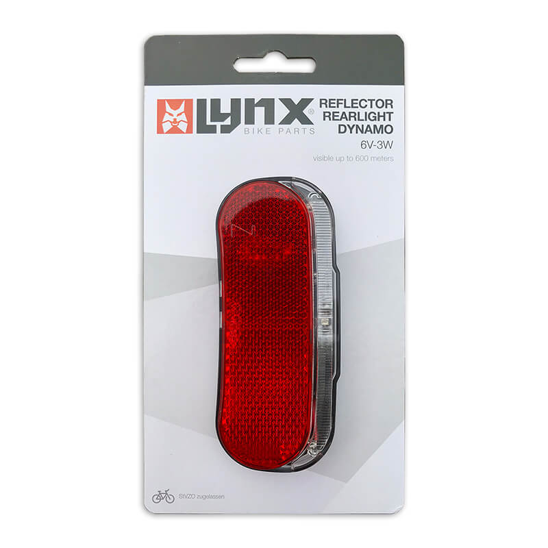 429283 LYNX Rear Light Dynamo Fly <- 80 mm ->