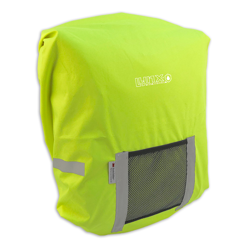 610449.YEL LYNX Rain cover for pannier bag and backpack 55 x 35 x 20 cm