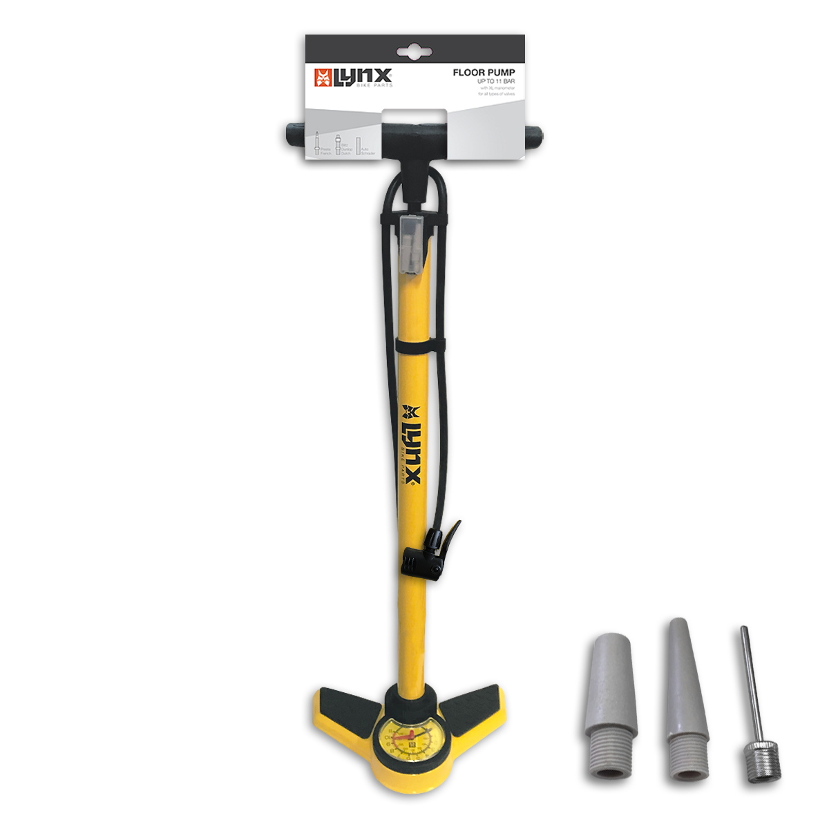 440251 LYNX Floor pump Cyclone 25 x 14 x 69 cm