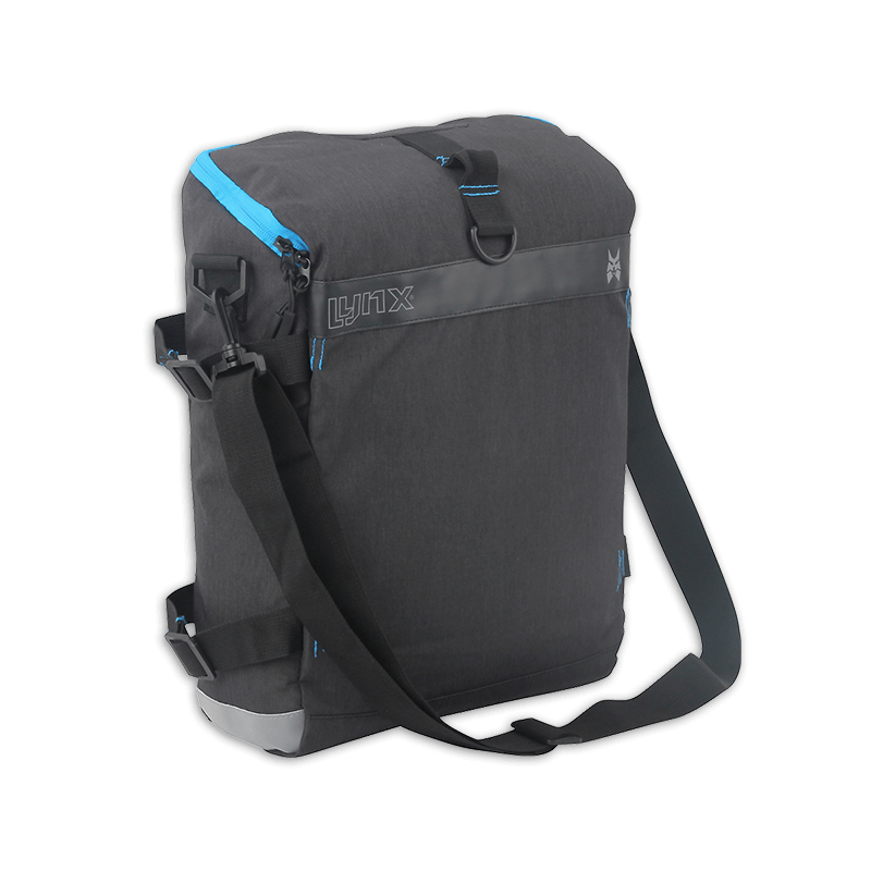 610166 LYNX Single Pannier Bag L Joshua 32 x 12.5 x 41 cm