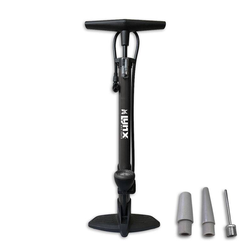 440250.GRA LYNX Pompe de vélo Typhoon 23 x 10 x 63 cm