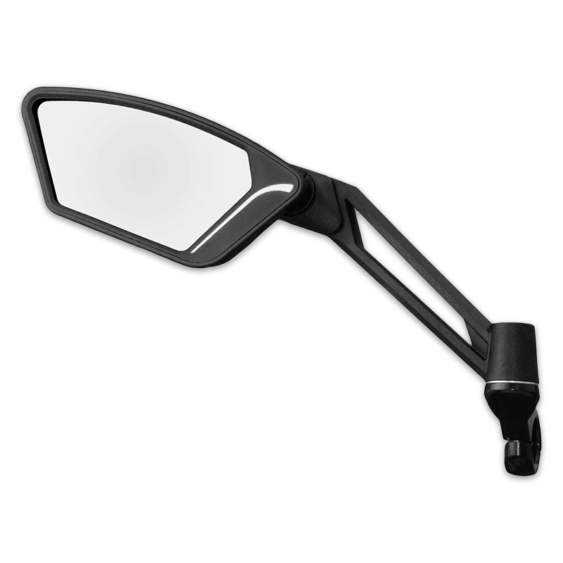 421150 LYNX Rétroviseur de vélo luxe e-bike / speed pedelec (gauche) <-> 118 x 55 mm