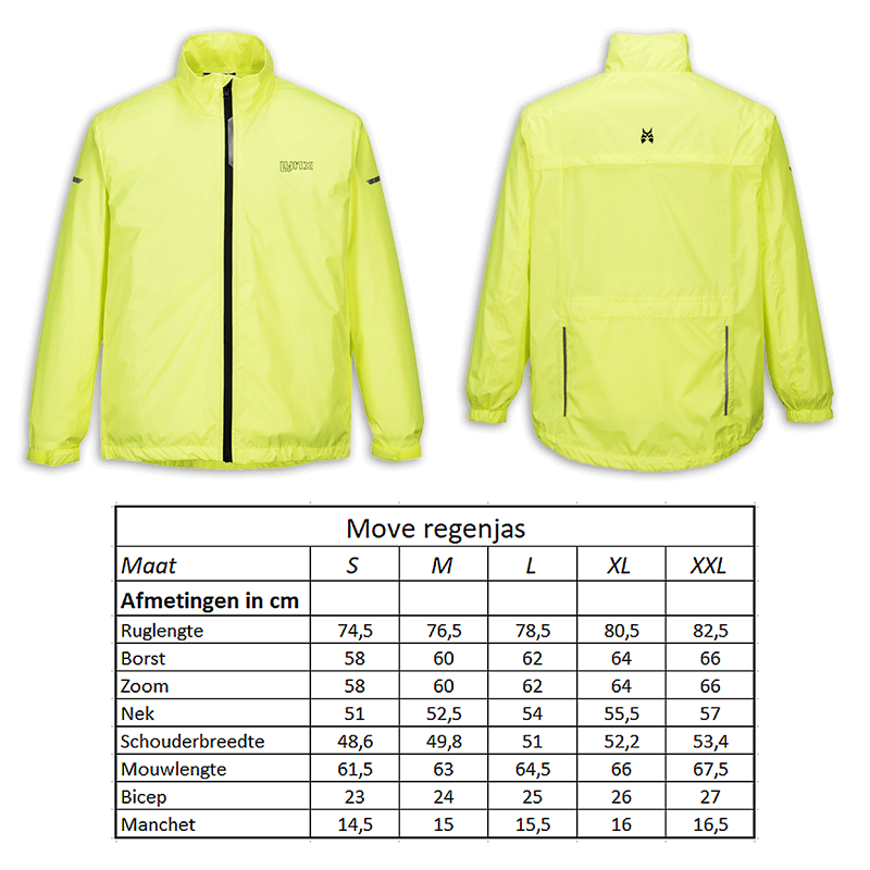 610950.10.S LYNX Sports jacket / Rain jacket Move size S 74.5 x 58 x 58 cm