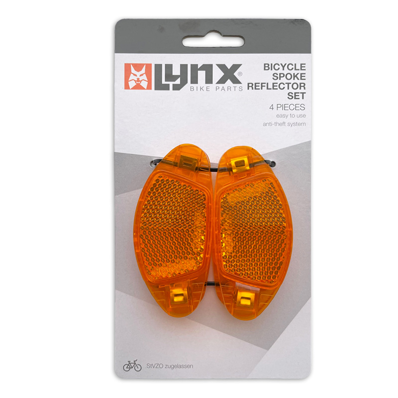 429289 LYNX Bicycle spoke reflector 4 pcs.