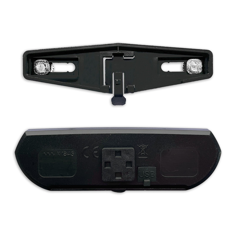 429285.QR LYNX Rear light USB Eagle <- 50-80 mm ->